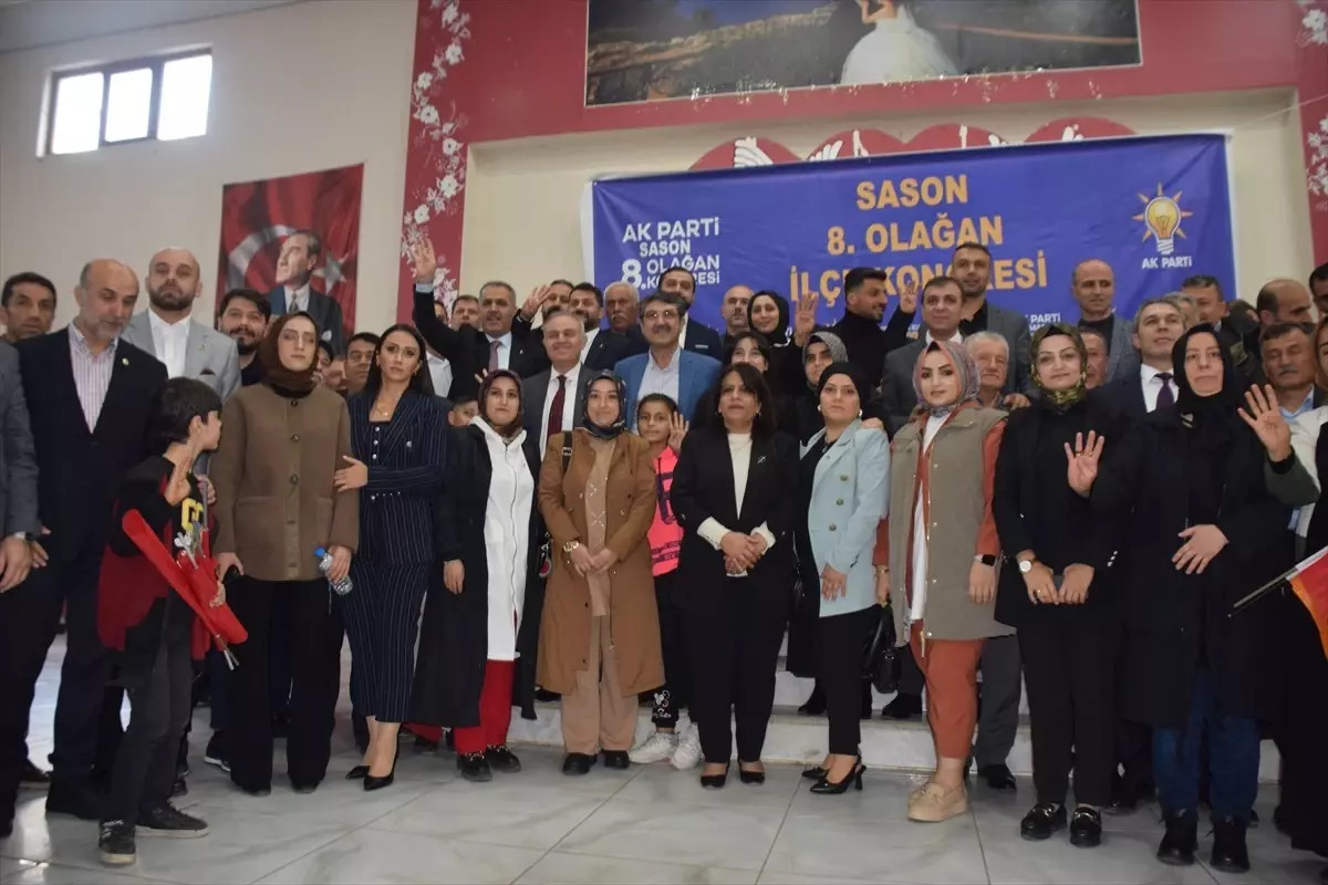 Sason’da AK Parti Kongresi Yapıldı